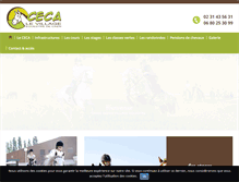 Tablet Screenshot of ceca-equitation.com